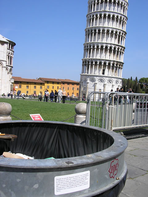 Implementation sticker in Pisa Italy