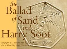 title image of a sand drawing from The Ballad of Sand and Harry Soot