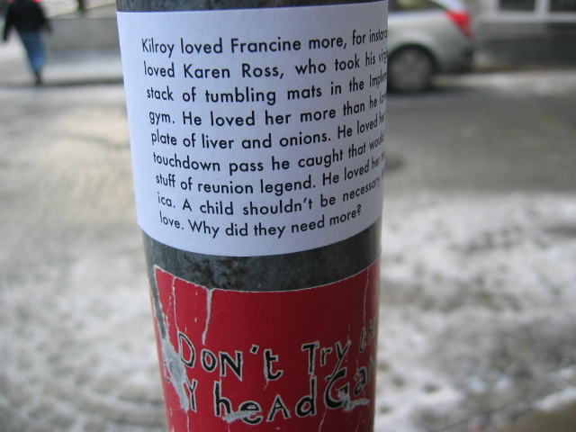 Implementation sticker in Bergen Norway