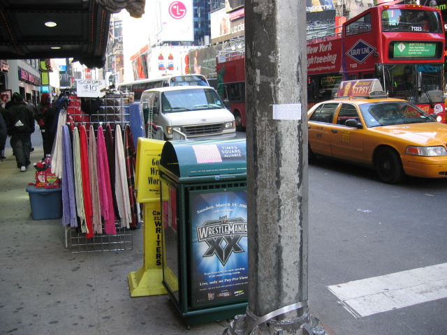 Implementation sticker in New York