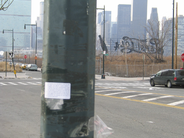 Implementation sticker in Long Island City New York