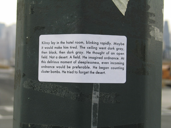 Implementation sticker in Long Island City New York