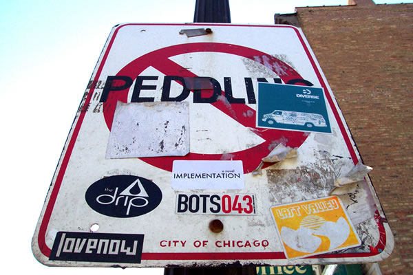 Implementation sticker in Chicago