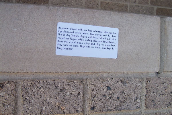 Implementation sticker in Notre Dame Campus Indiana