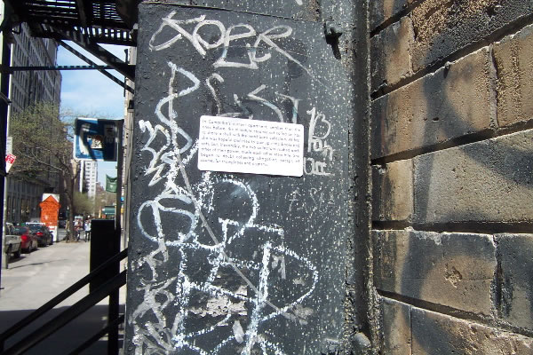 Implementation sticker in New York