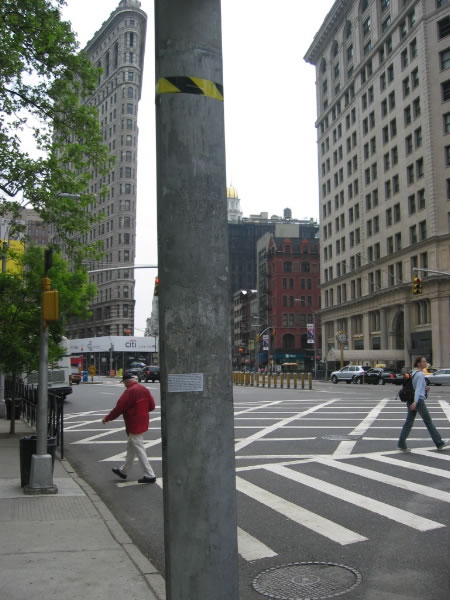 Implementation sticker in New York