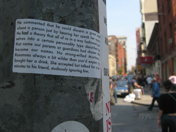 Implementation sticker in New York