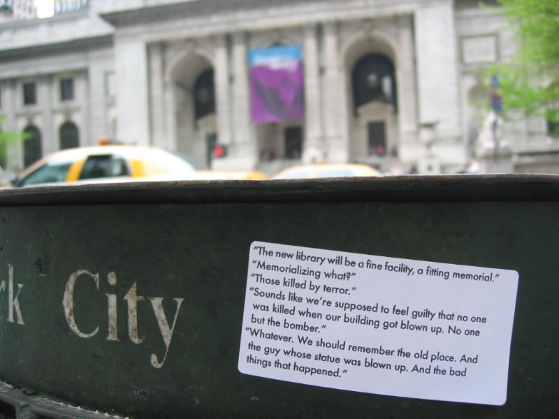 Implementation sticker in New York