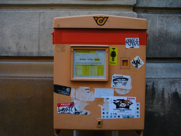 Implementation sticker in Vienna