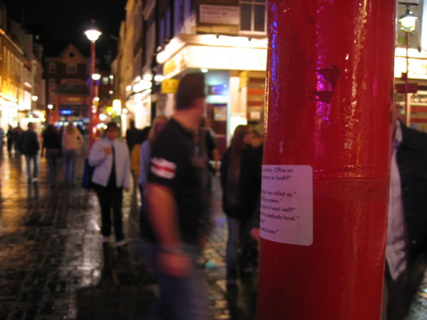 Implementation sticker in London