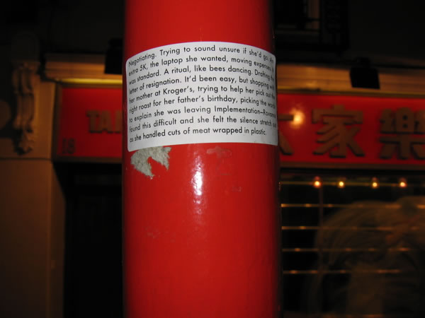 Implementation sticker in London