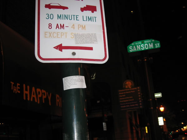 Implementation sticker in Philadelphia