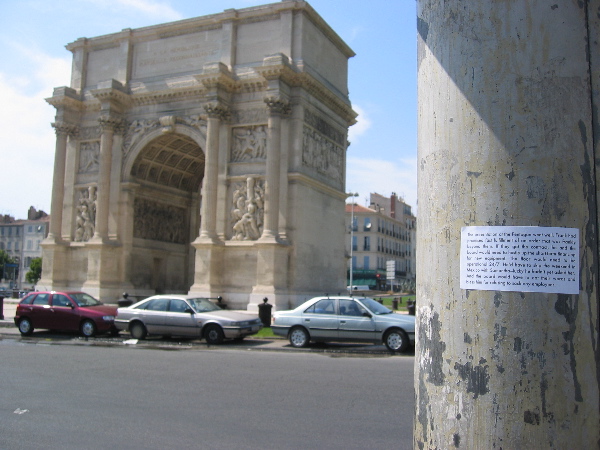 Implementation sticker in Marseilles