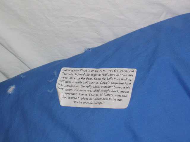 Implementation sticker in Cambridge England