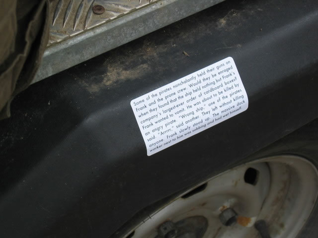 Implementation sticker in Cambridge England