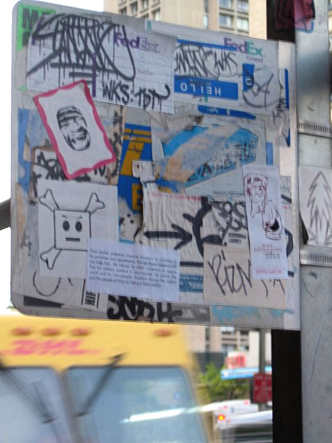 Implementation sticker in New York