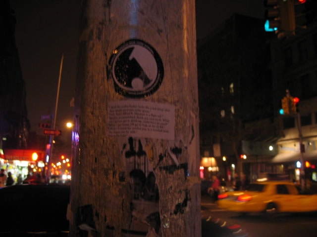 Implementation sticker in New York