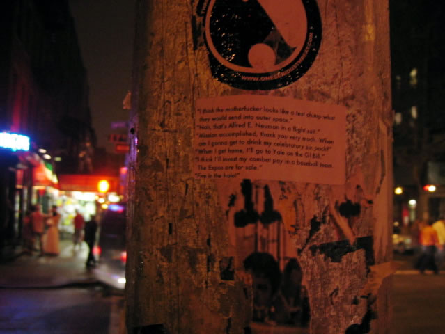 Implementation sticker in New York