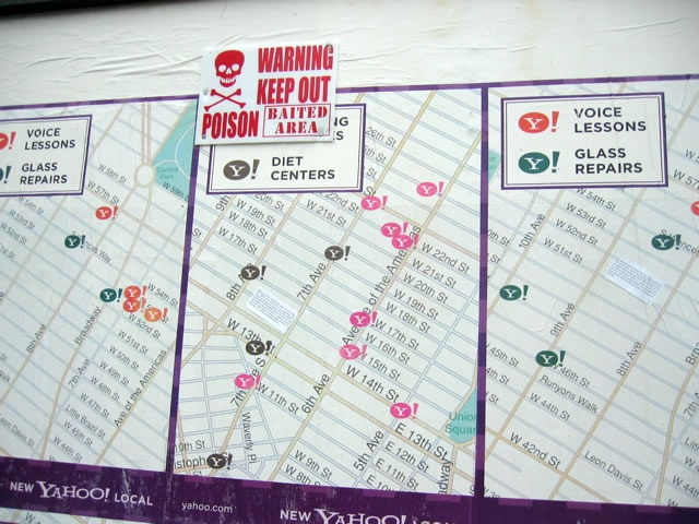 Implementation sticker in New York