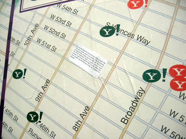 Implementation sticker in New York