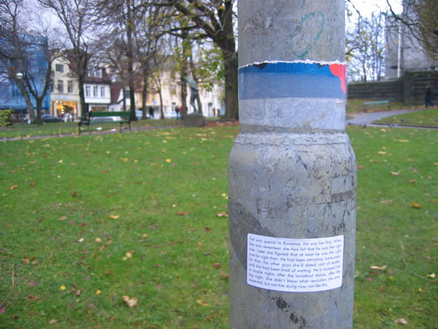 Implementation sticker in Bergen Norway