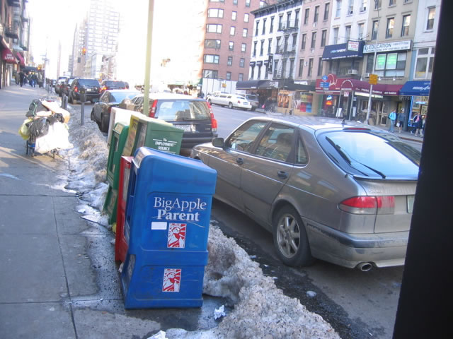 Implementation sticker in New York