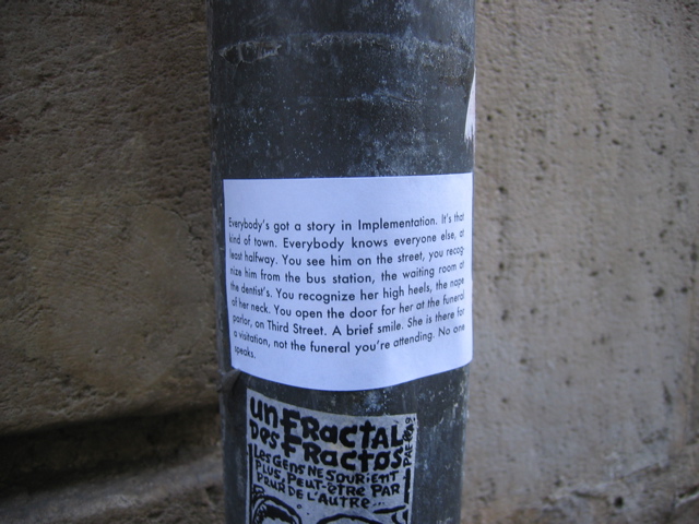 Implementation sticker in Paris